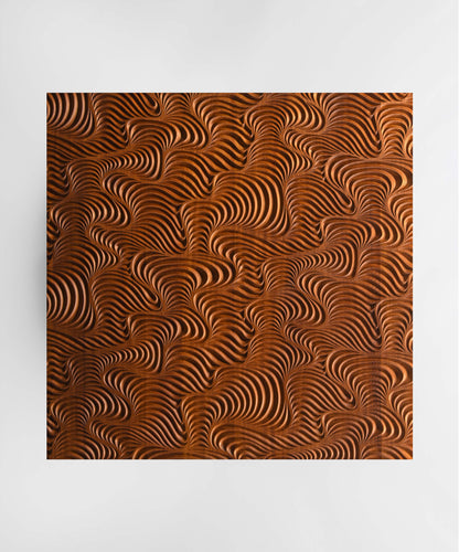 WIND AND EARTH iroko - Rettangular Wall Decor - SquareOff