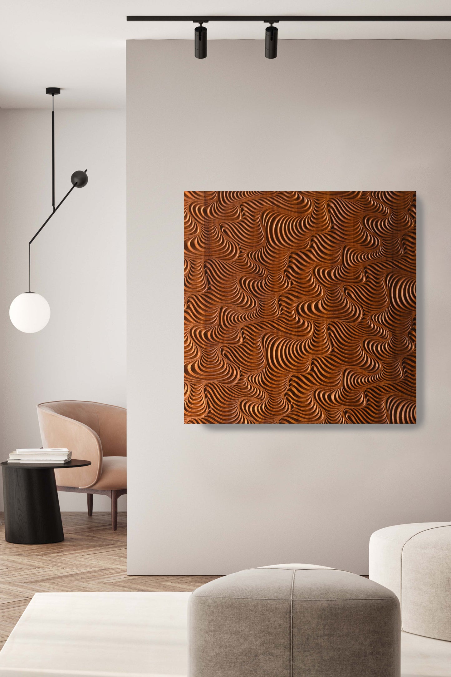 WIND AND EARTH iroko - Rettangular Wall Decor - SquareOff