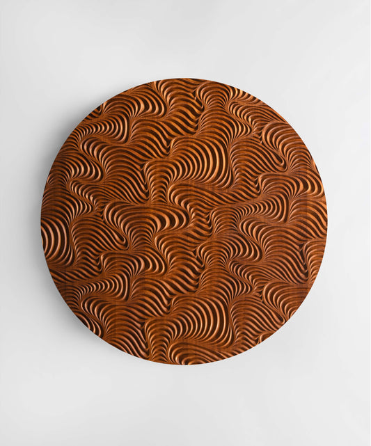 WIND AND EARTH iroko - Rettangular Wall Decor - SquareOff