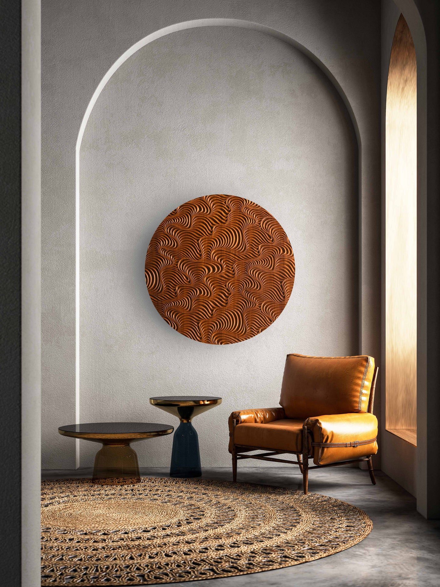 WIND AND EARTH iroko - Rettangular Wall Decor - SquareOff