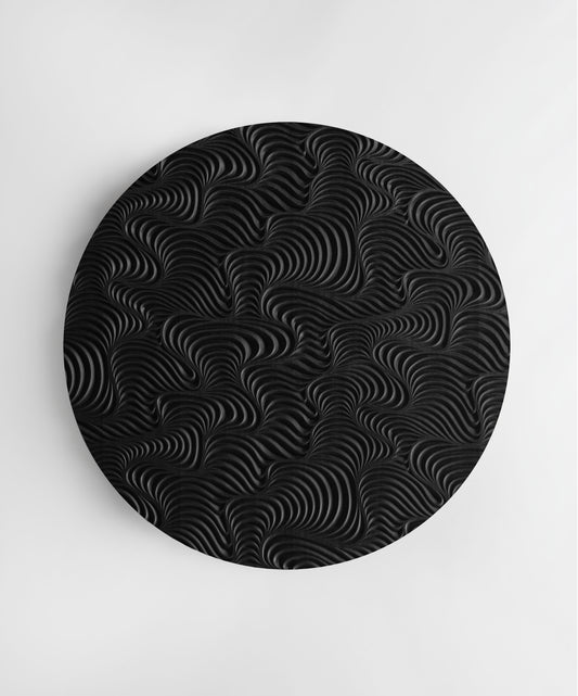 WIND AND EARTH iroko - Round Wall Decor (Copy) SquareOff