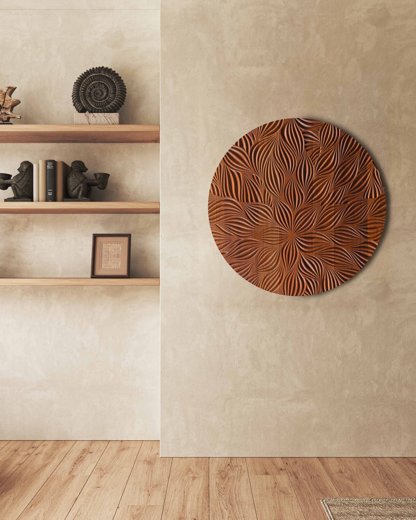 WIND AND EARTH iroko - Rettangular Wall Decor (Copy) SquareOff