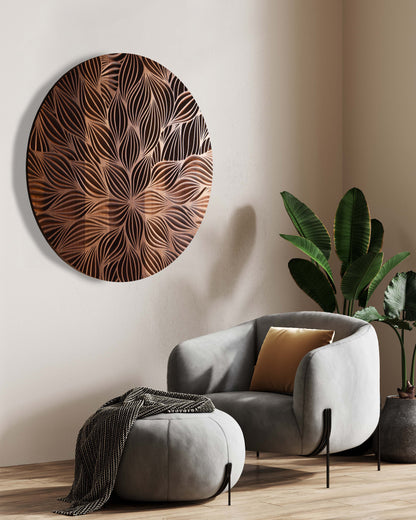 WIND AND EARTH iroko - Rettangular Wall Decor (Copy) SquareOff