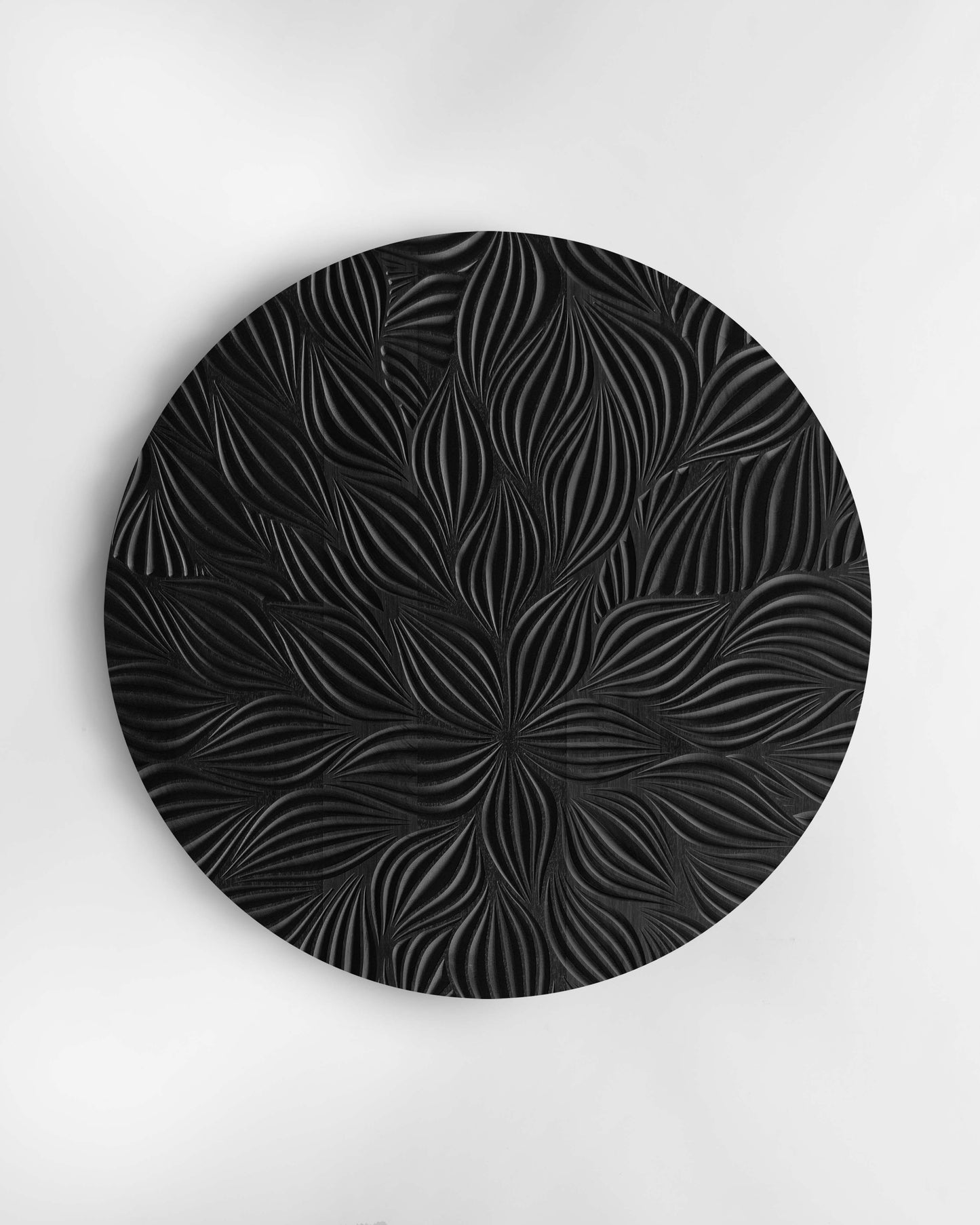 FLOWERS black - Square Wall Decor SquareOff