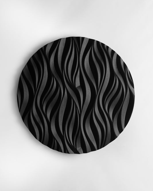 CANYON iroko - Round Wall Sculpture (Copy) SquareOff