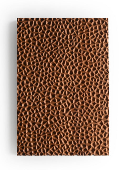 Holes_ Wooden Wall Decor In Iroko Solid Wood