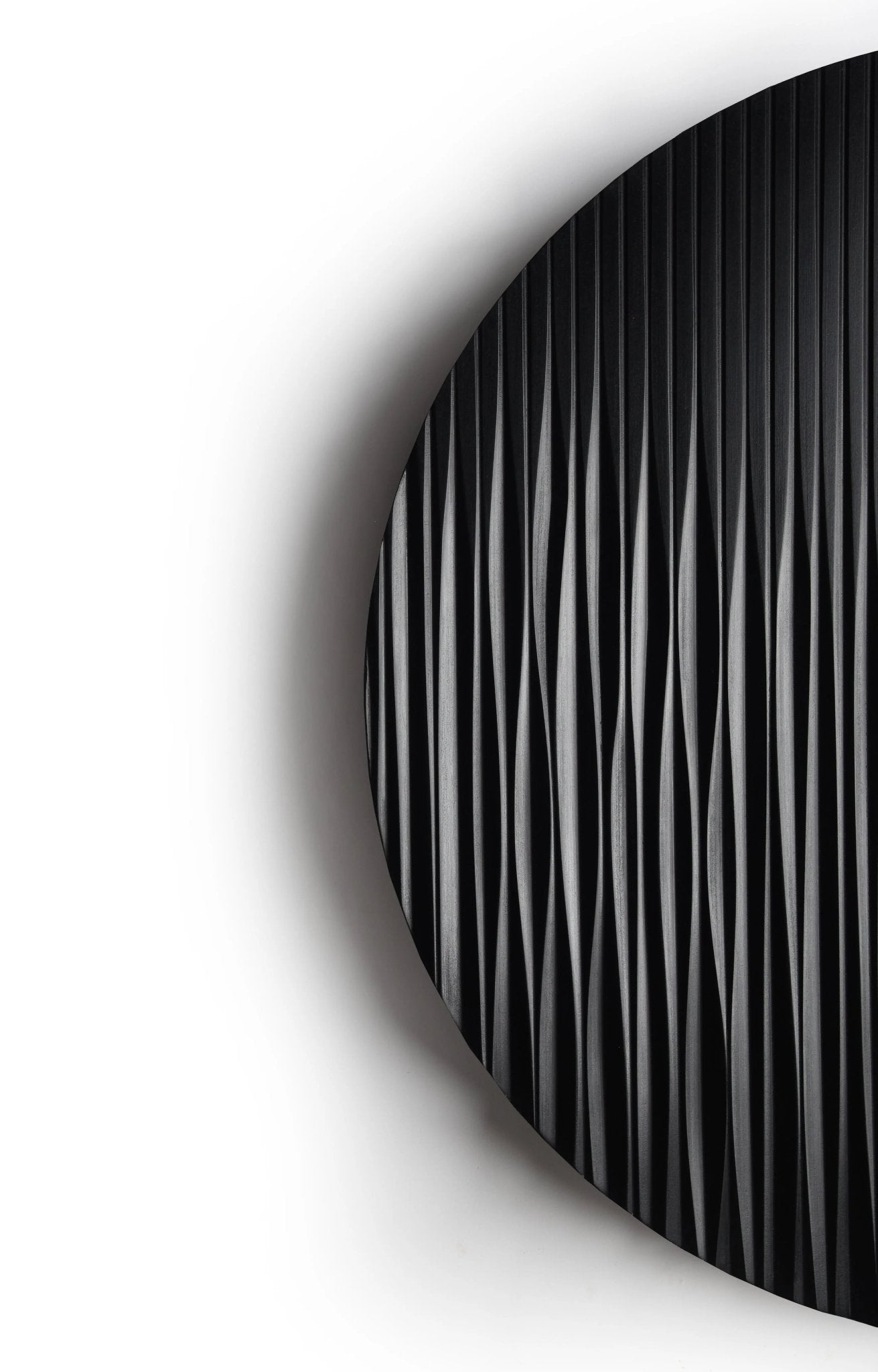 LINE black - Black wall panel