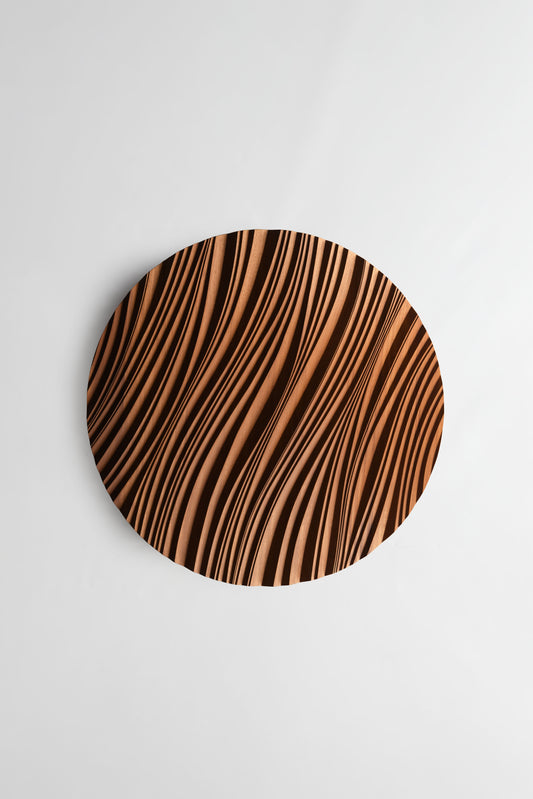 Erosion iroko - Modern Abstract Wall Art - SquareOff