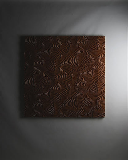 WIND AND EARTH iroko - Rettangular Wall Decor