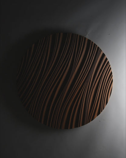 Erosion iroko - Modern Abstract Wall Art