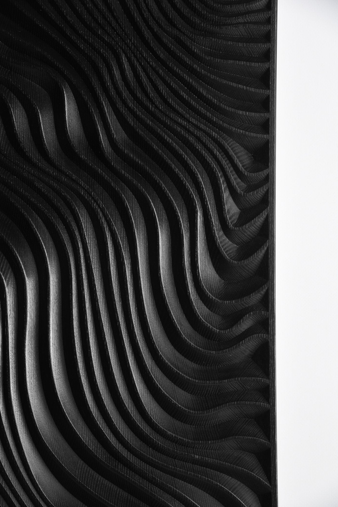 The Black Dunes_Wall Art in solid wood - SquareOff